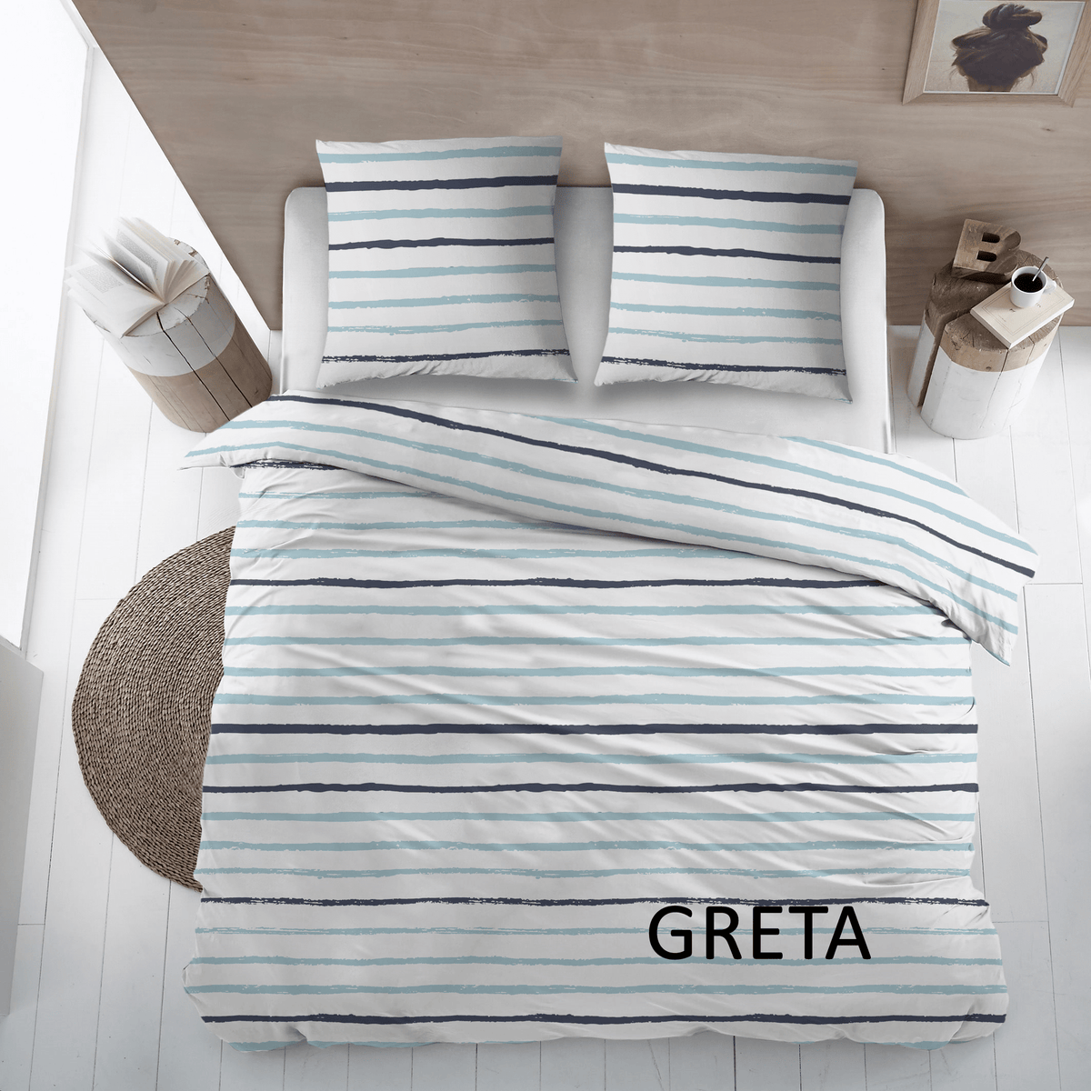 Sleepnight dekbedovertrek flanel Greta