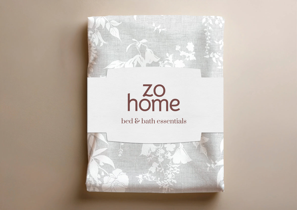 Zo Home dekbedovertrek katoen Ibisco di Lino Dove Grey