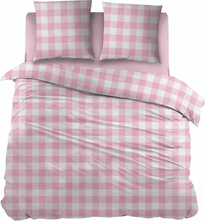 Sleepnight Lakenset flanel Lies roze