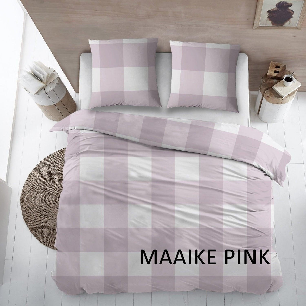Sleepnight dekbedovertrek katoen Maaike Pink
