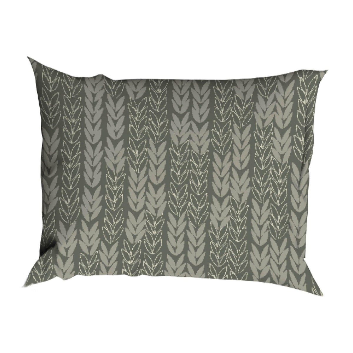 Romanette dekbedovertrek Barley Nordic Green katoen