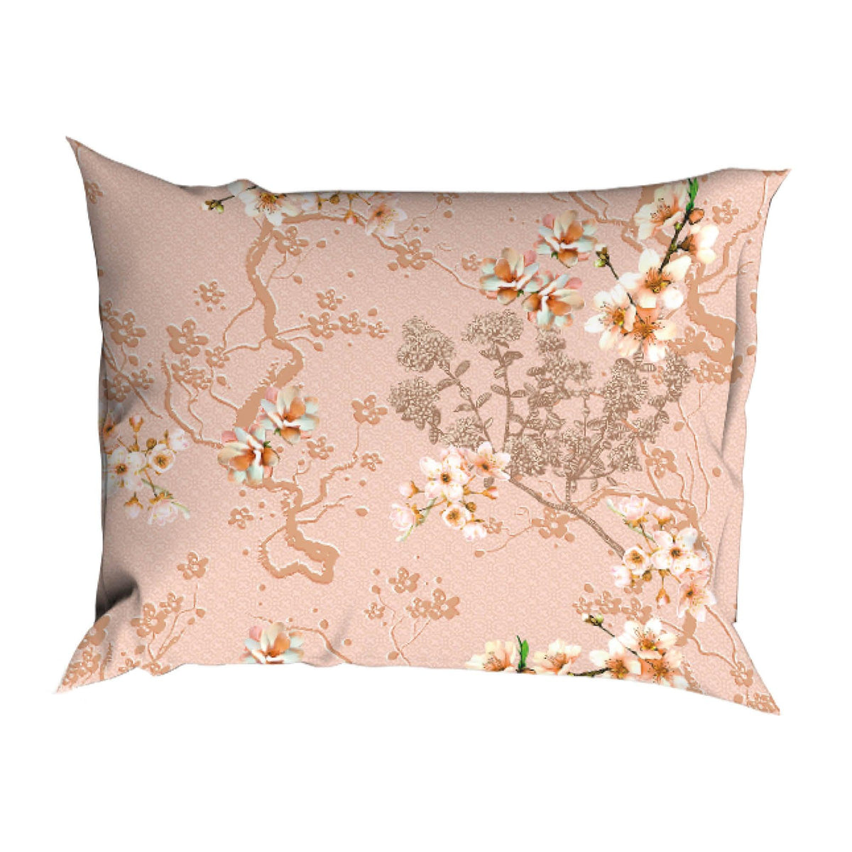 Satin d'Or dekbedovertrek Naoki Copper satijn
