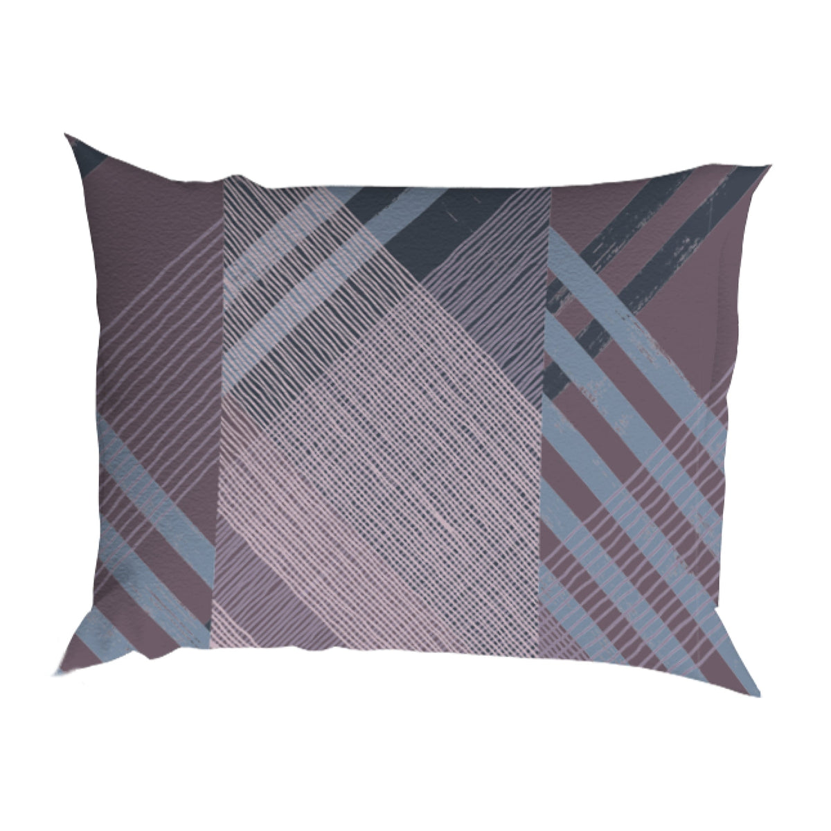 Romanette dekbedovertrek flanel Valmont Blauw/Lila