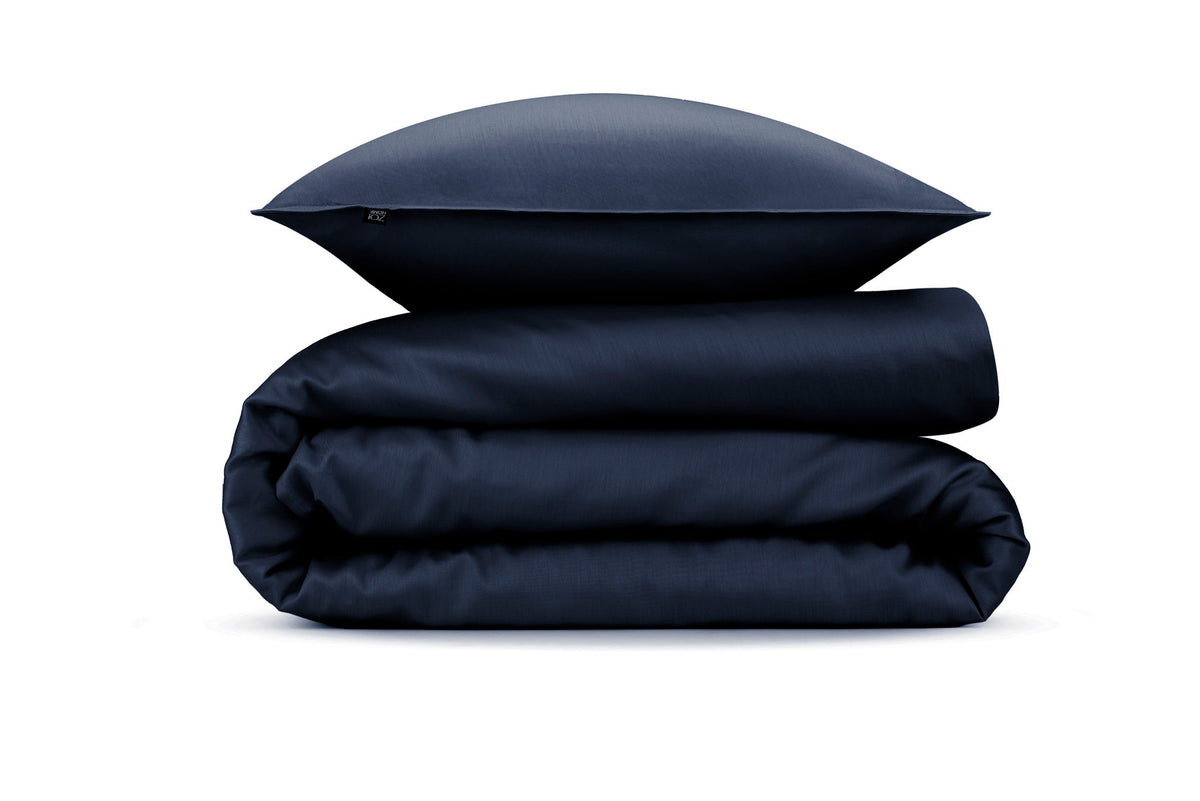 Zo Home dekbedovertrek satijn Satinado navy Blue