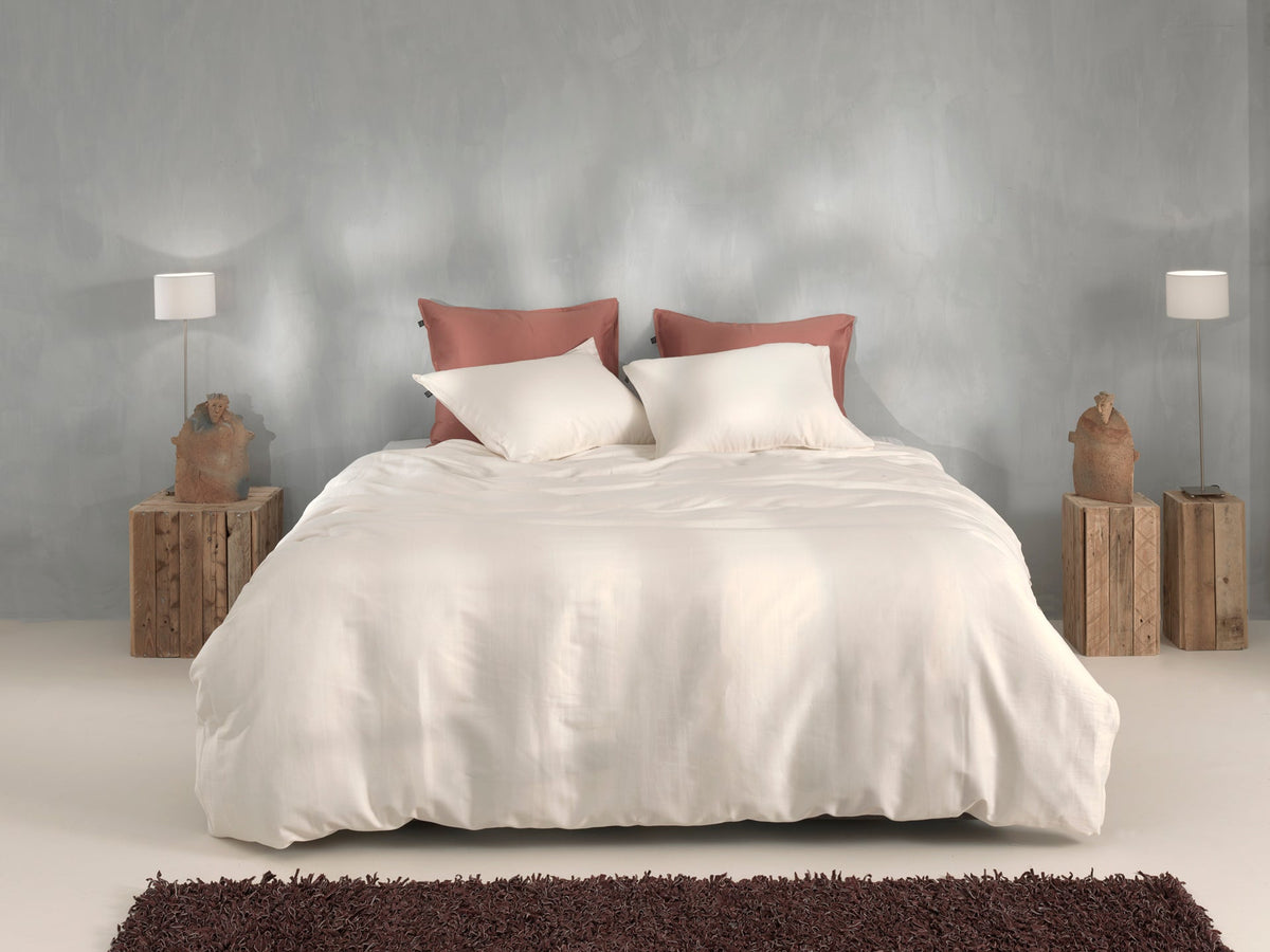 Zo Home dekbedovertrek satijn Satinado Off-White