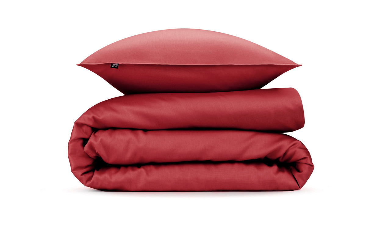 Zo Home dekbedovertrek satijn Satinado Spicy Red