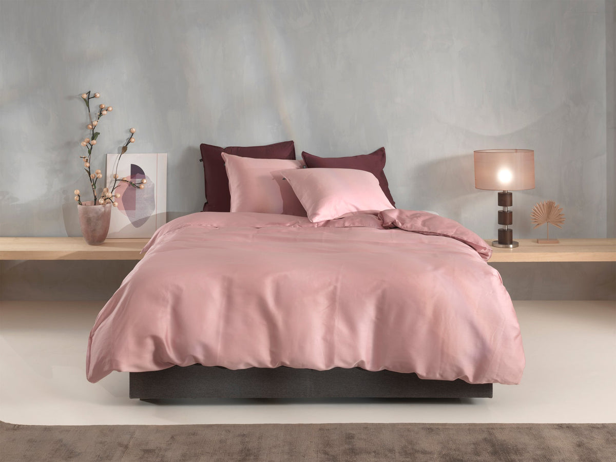 Zo Home dekbedovertrek satijn Satinado Shady Pink