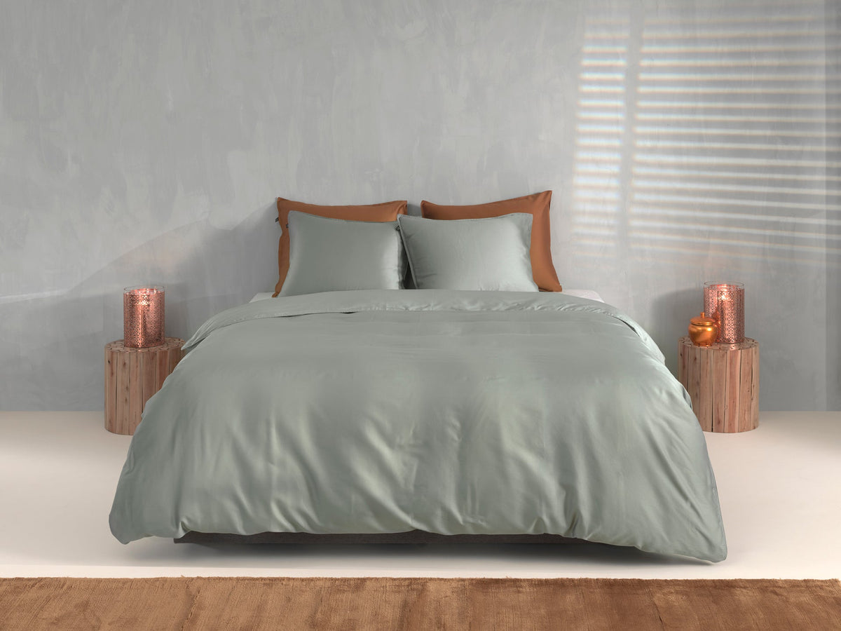 Zo Home dekbedovertrek satijn Satinado Iron Grey