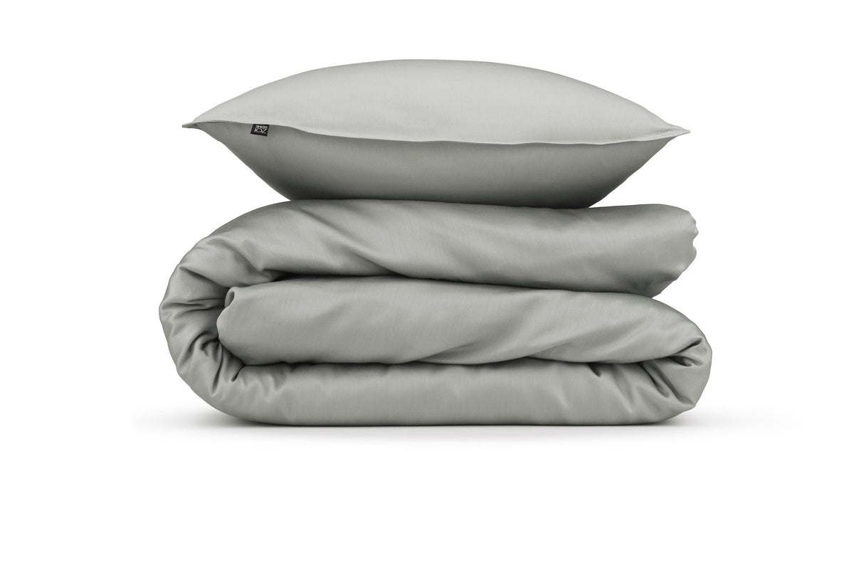 Zo Home dekbedovertrek satijn Satinado Iron Grey