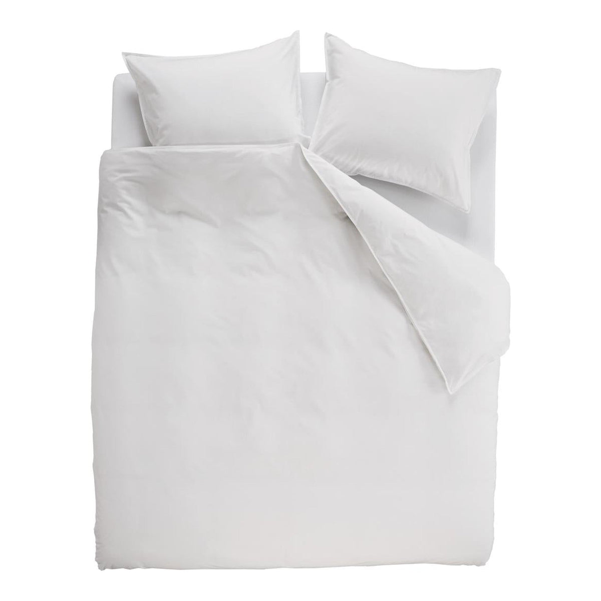 Ambiante dekbedovertrek katoen Cotton uni, wit