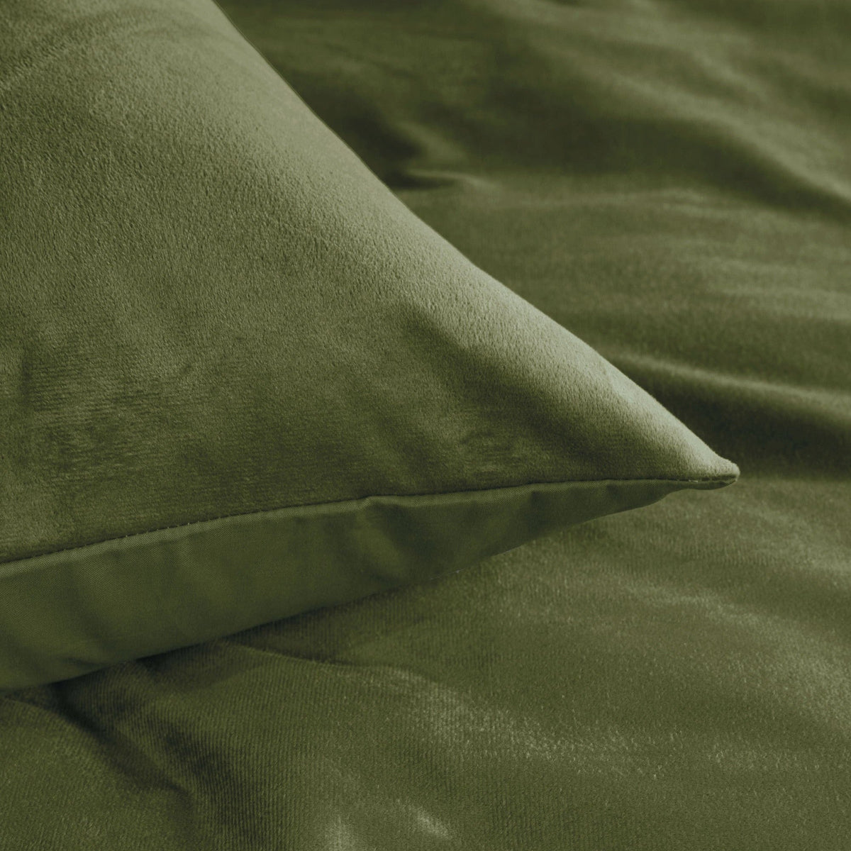 Ambiante dekbedovertrek Velvety, groen