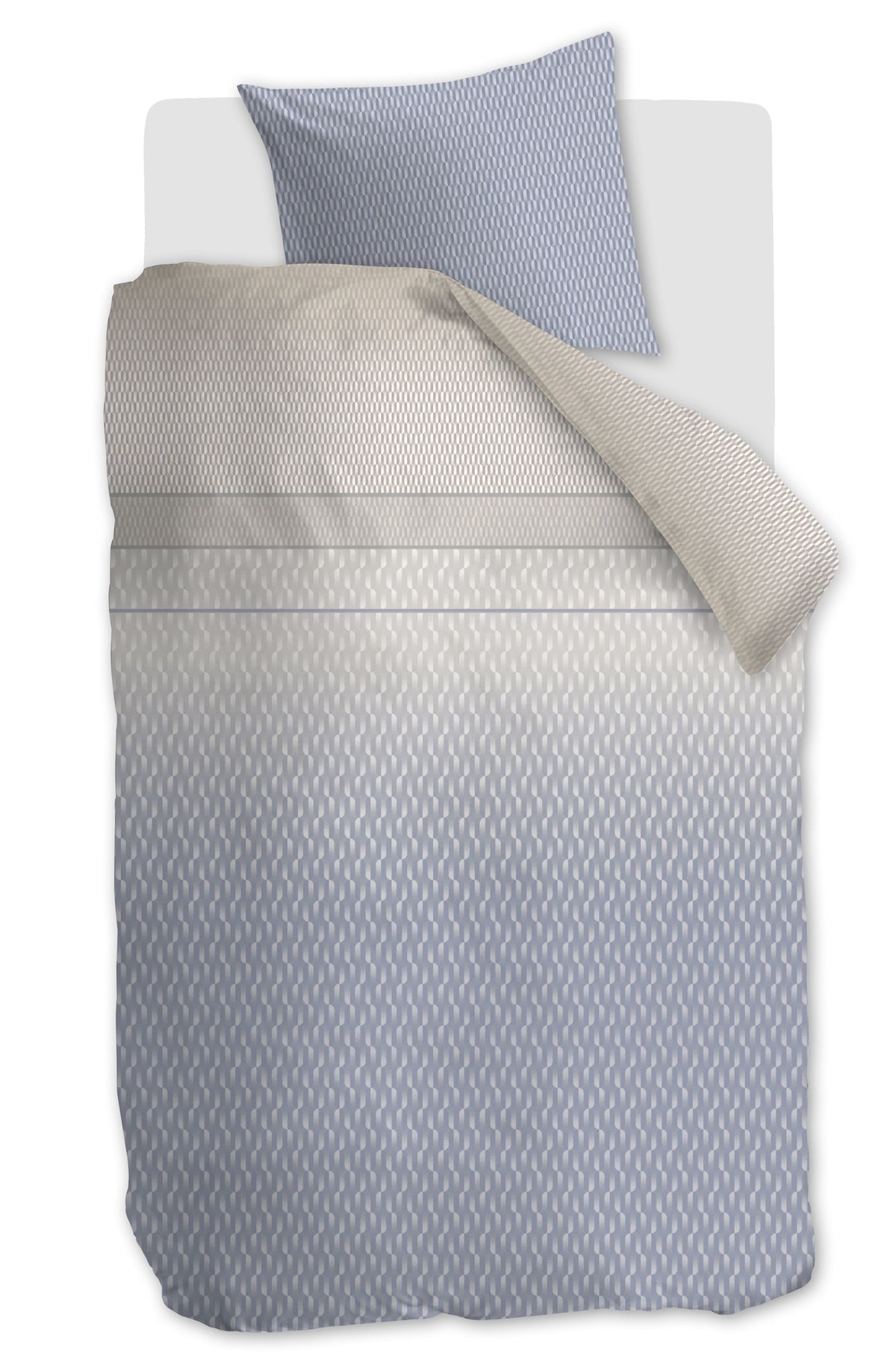 Beddinghouse dekbedovertrek lyocell Archer, blauw