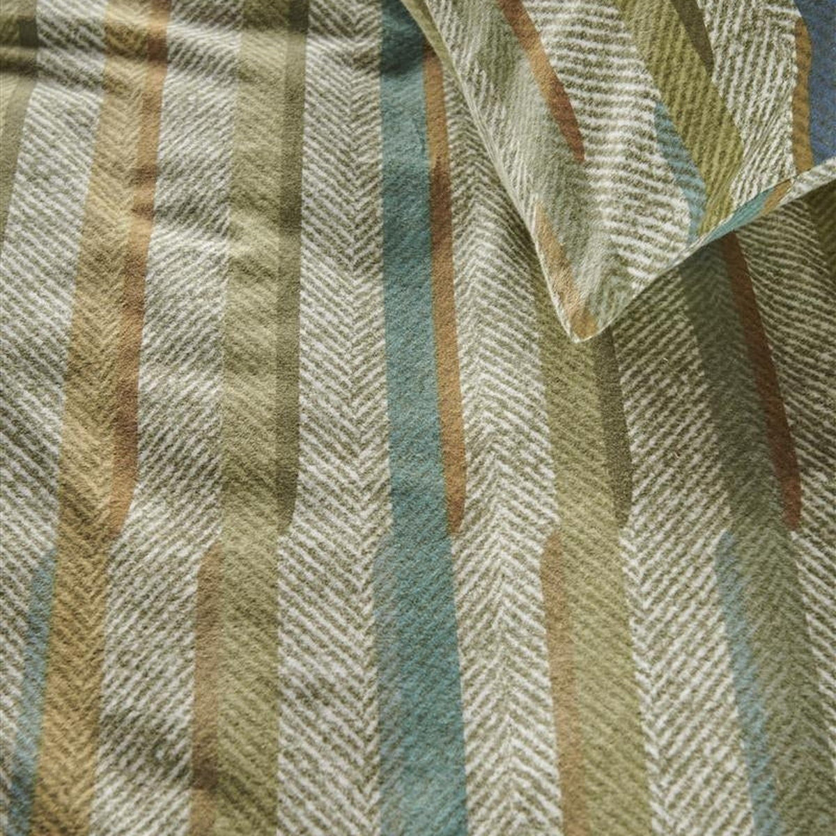 Beddinghouse dekbedovertrek flanel Annie Green