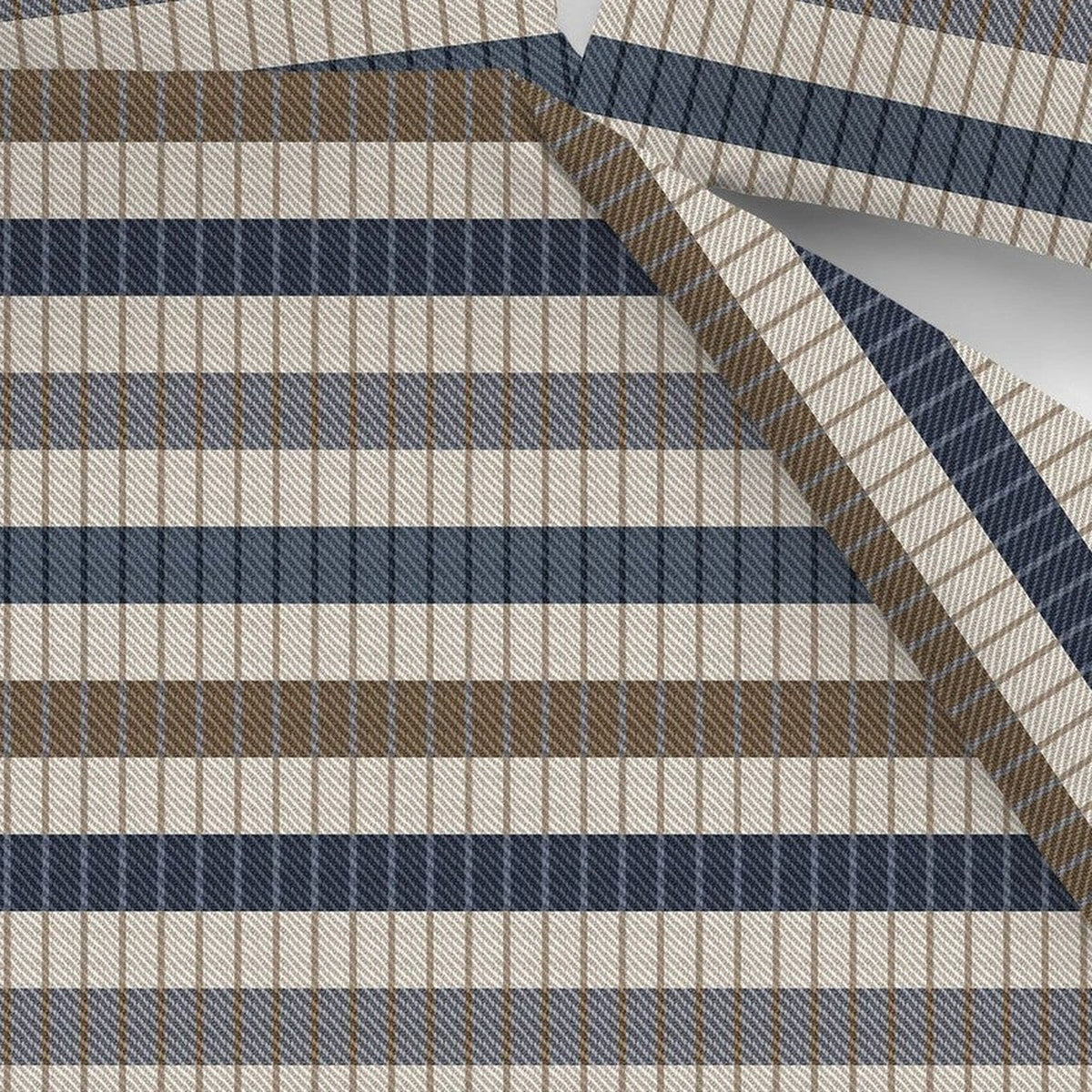 Beddinghouse dekbedovertrek flanel Bo Blauw