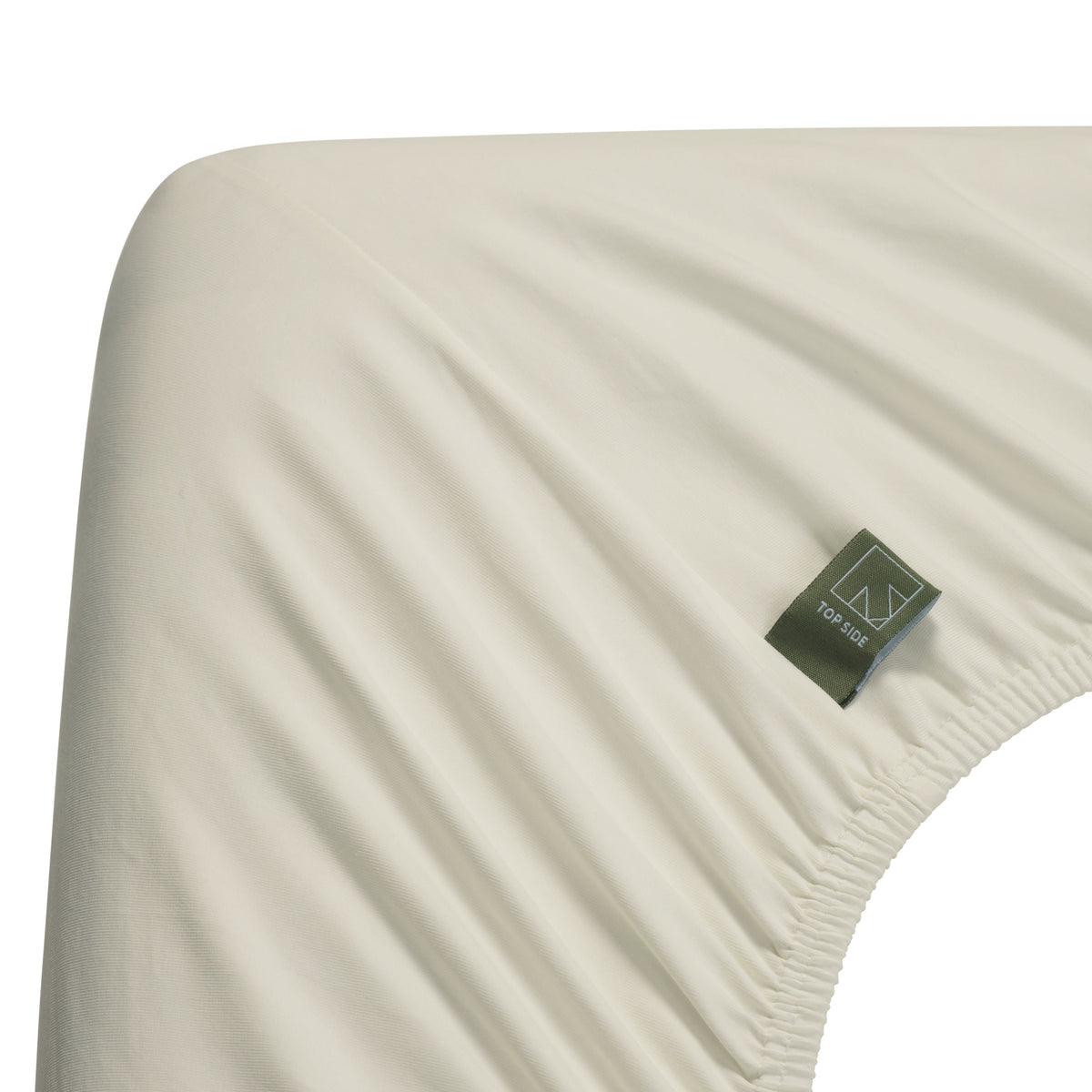 Beddinghouse Duo Split Hoeslaken Jersey Super Stretch - Gebroken wit detail