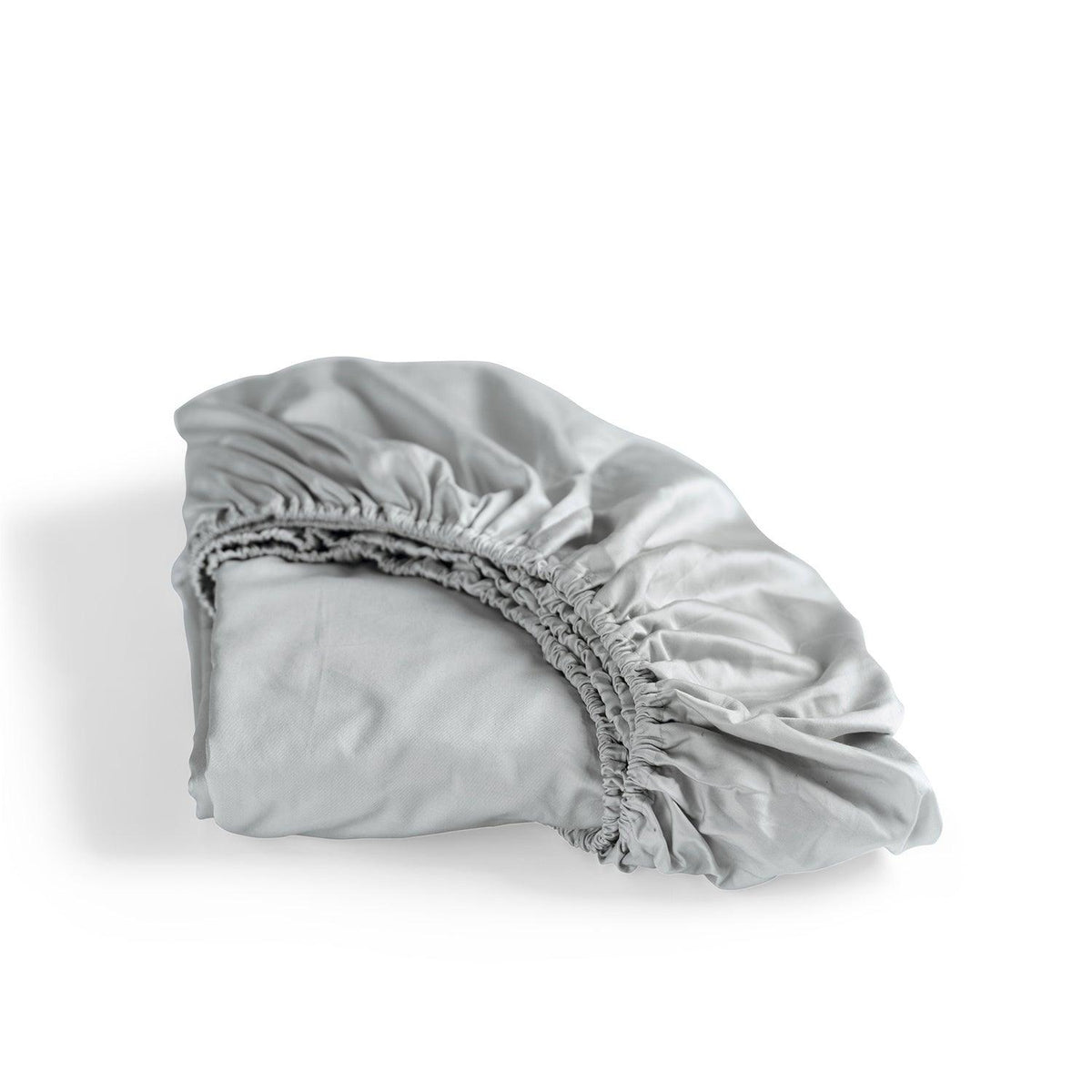 Cinderella hoeslaken Sundays Light Grey satijn