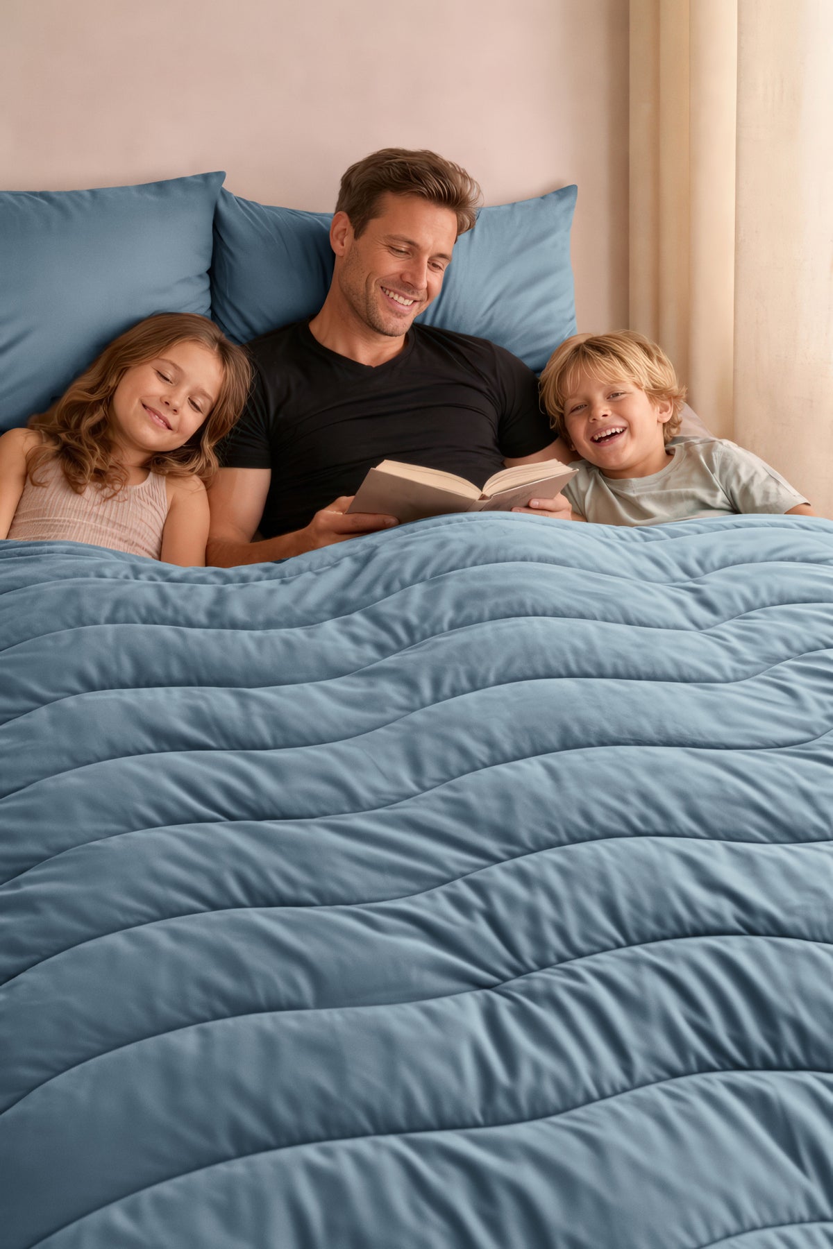 Beddinghouse lazy dekbed Cocoon Blauwgrijs