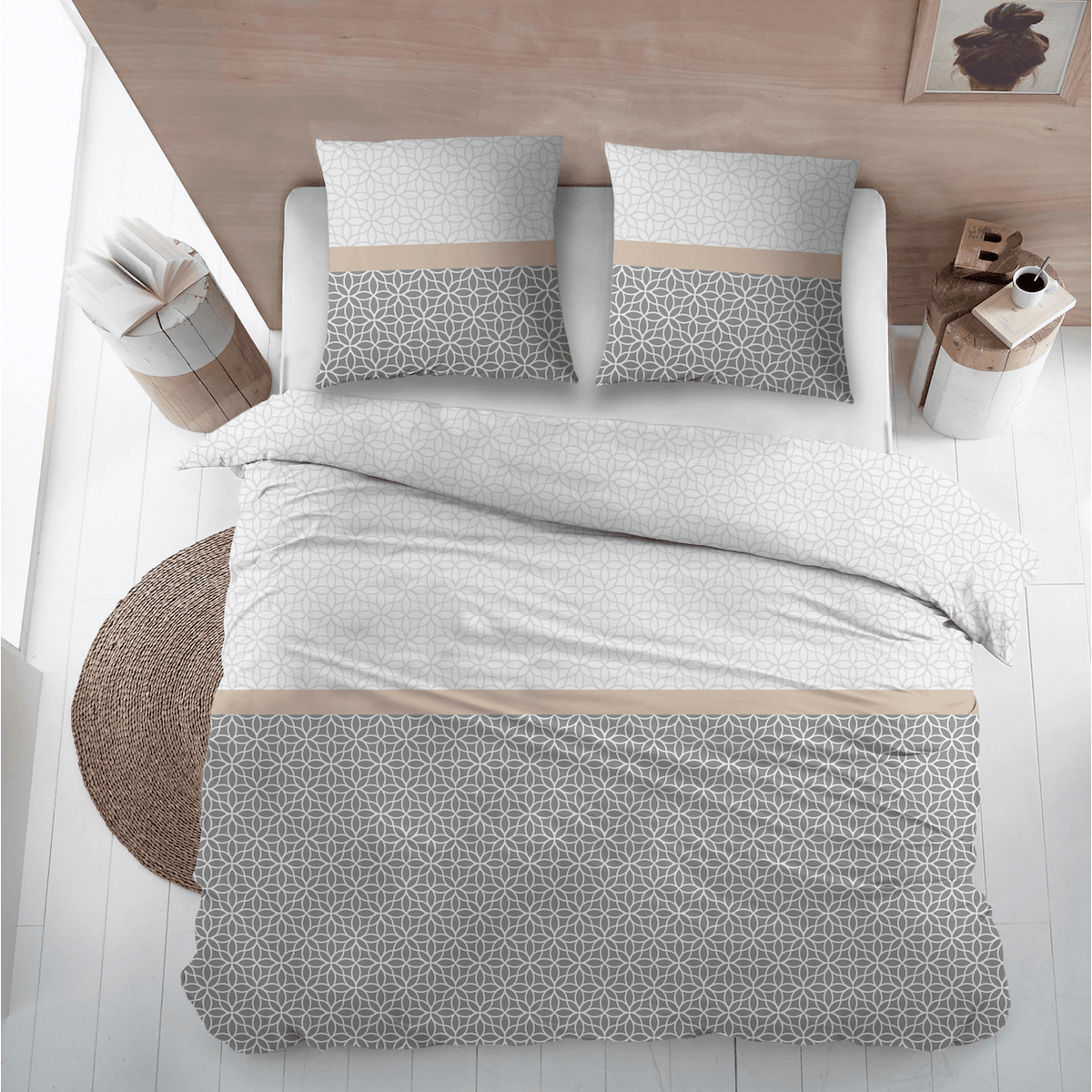 Sleepnight dekbedovertrek flanel Eva