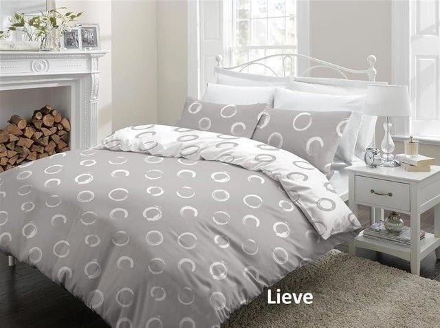 Sleepnight dekbedovertrek flanel Lieve Grey