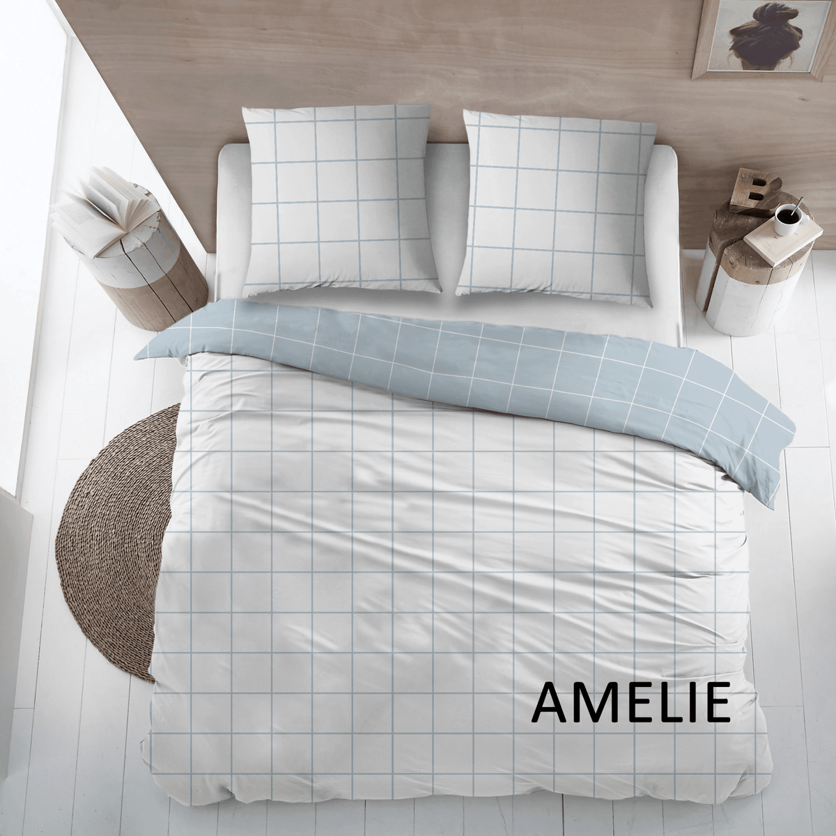 Sleepnight dekbedovertrek katoen Amelie Blue