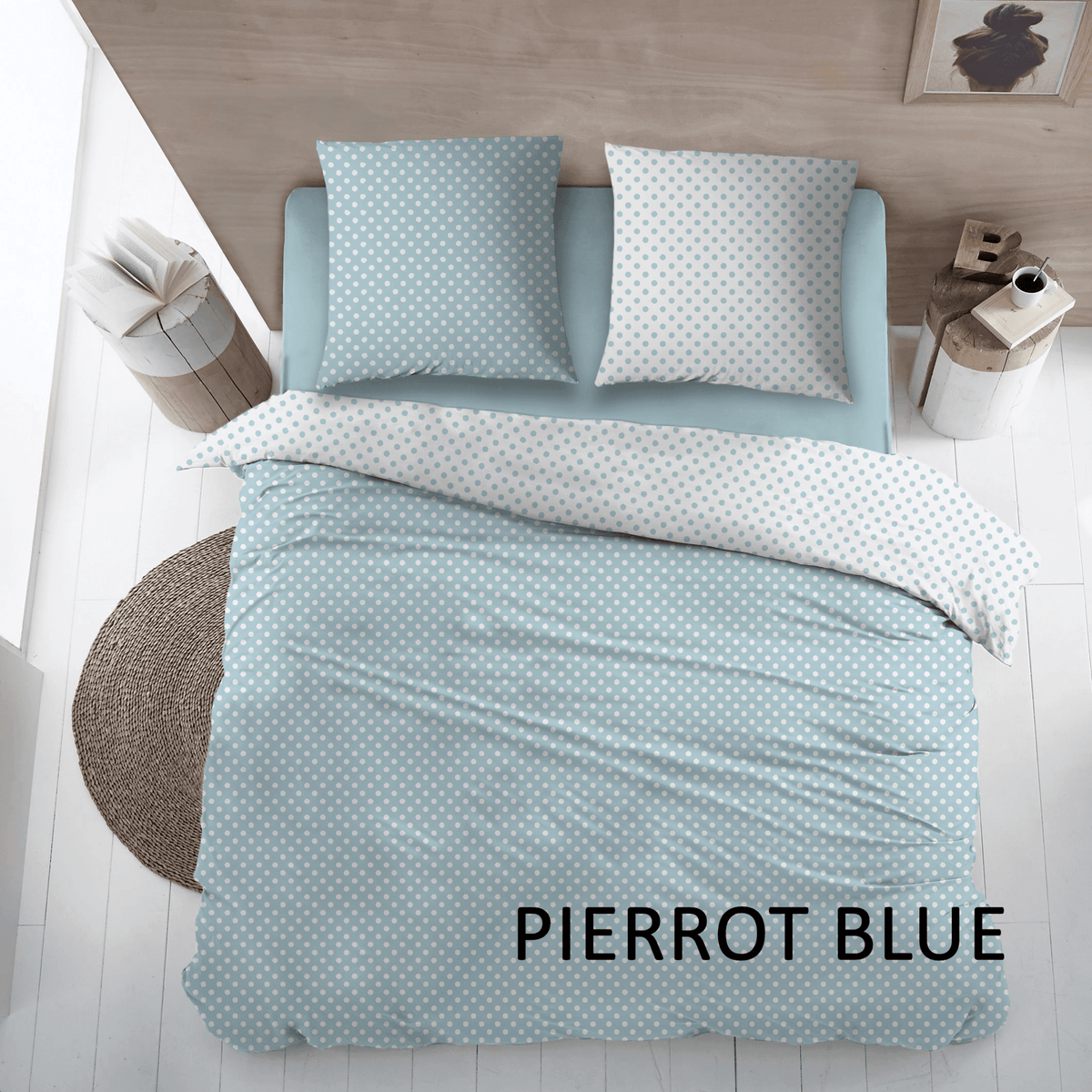 Sleepnight dekbedovertrek katoen Pierrot Blue