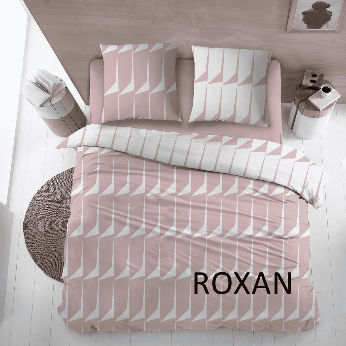 Sleepnight dekbedovertrek katoen Roxan Rose