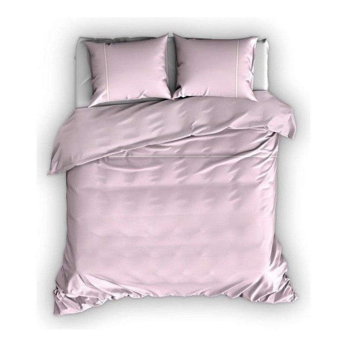 Cascina Colorini dekbedovertrek percale Divina Rose wit