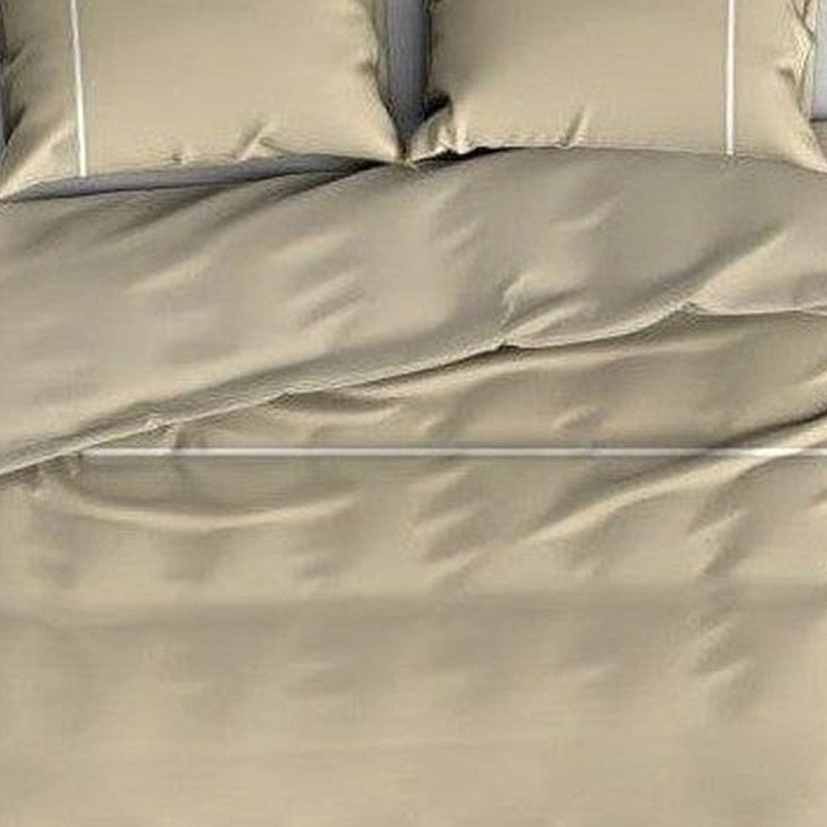 Cascina Colorini dekbedovertrek percale Divina Sand wit
