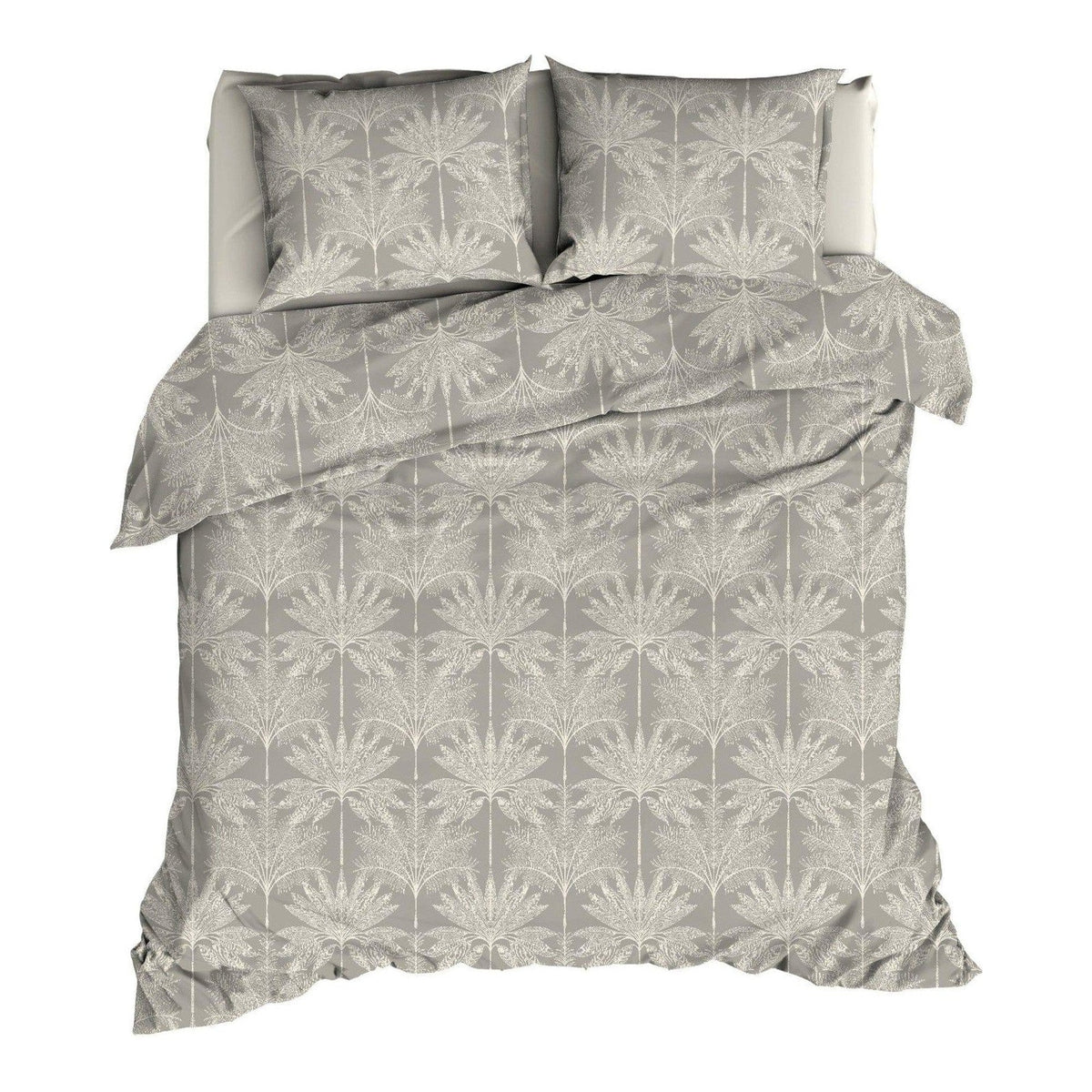 Satin d'Or dekbedovertrek satijn Palmyra Khaki