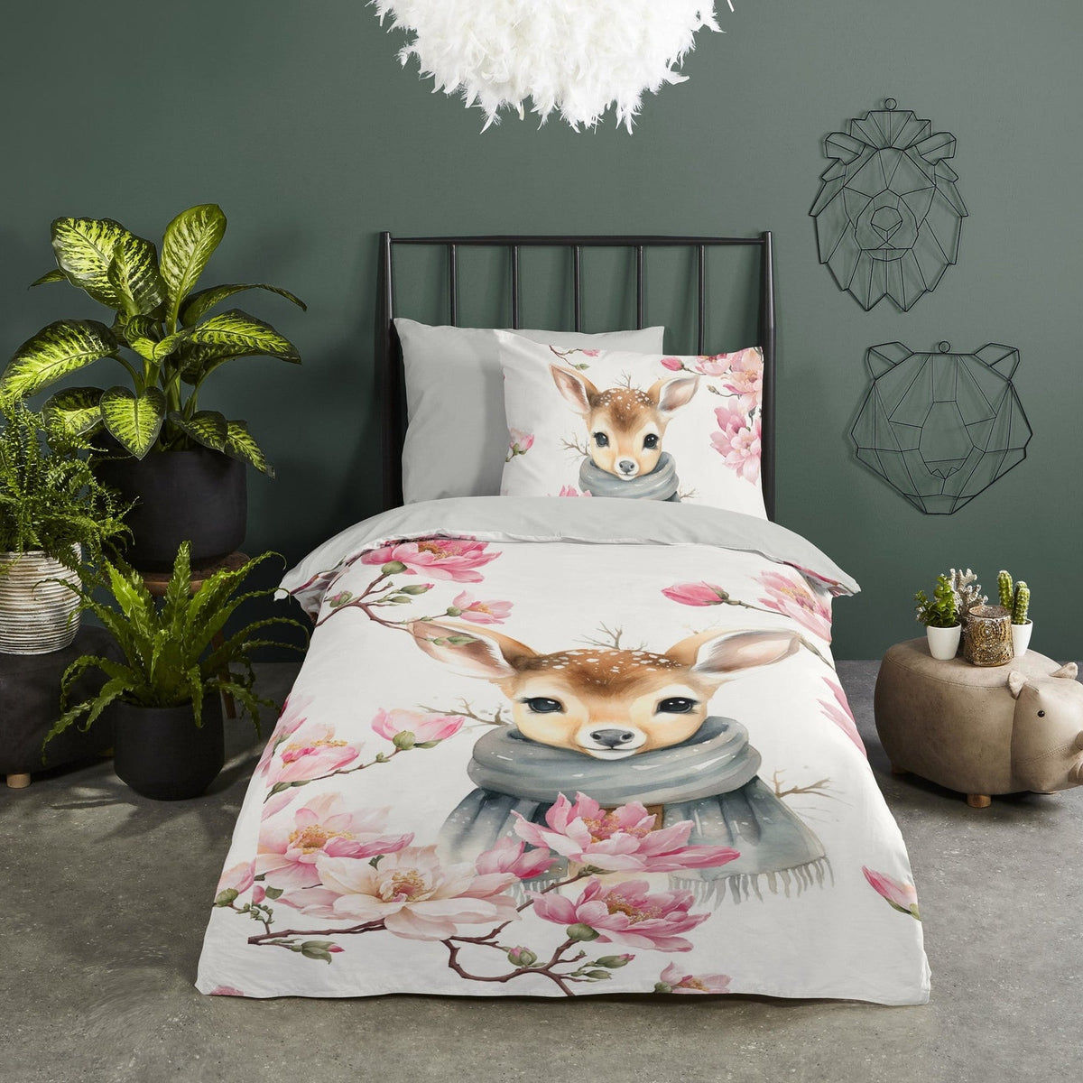 Good Morning Bettbezug Baumwolle Leone Multi