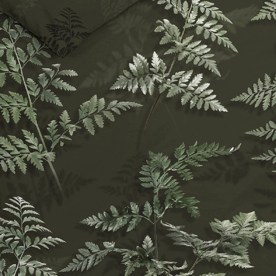 Heckettlane Dekbedovertrek Satijn Rua Forest Green