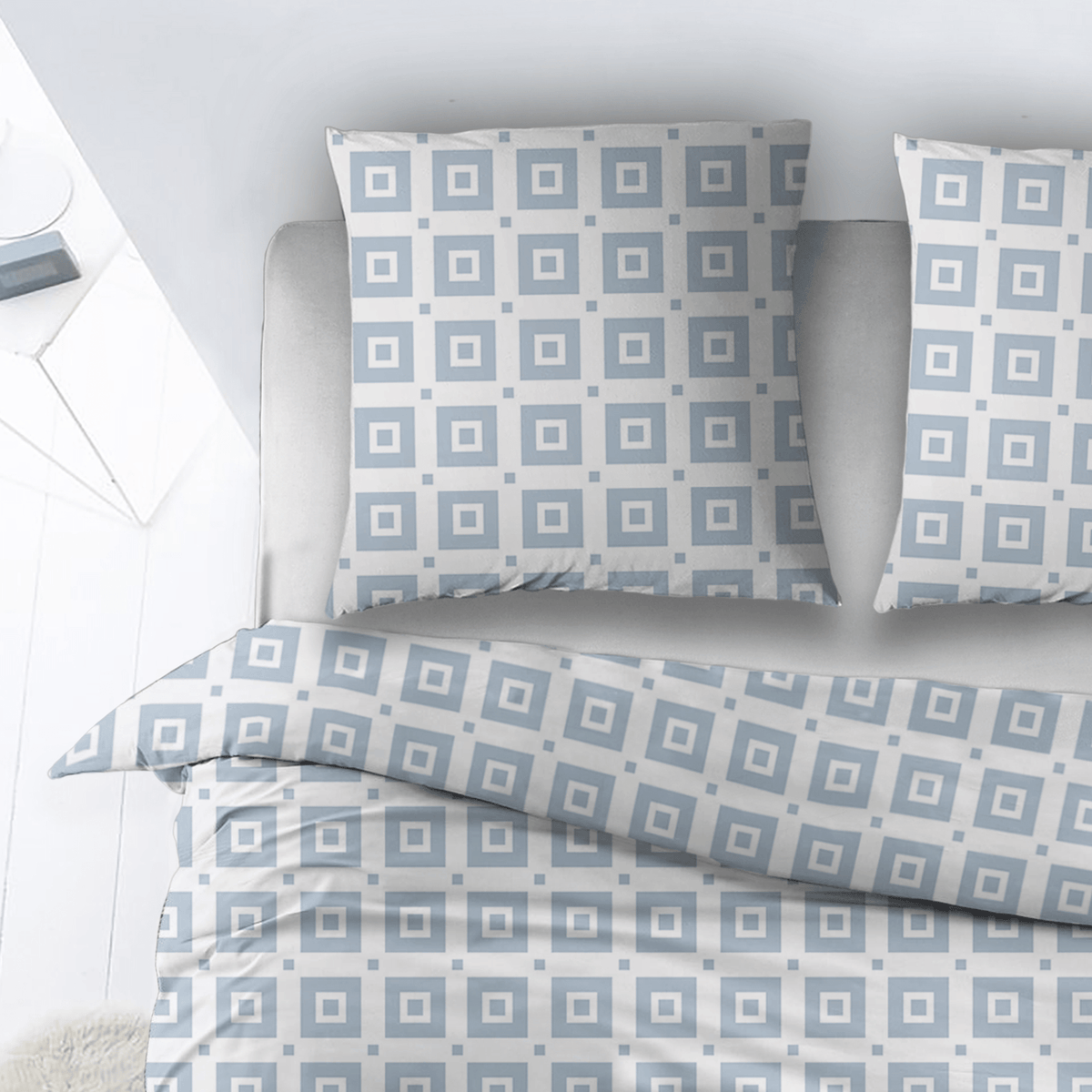 Sleepnight Lakenset flanel Ilse blauw