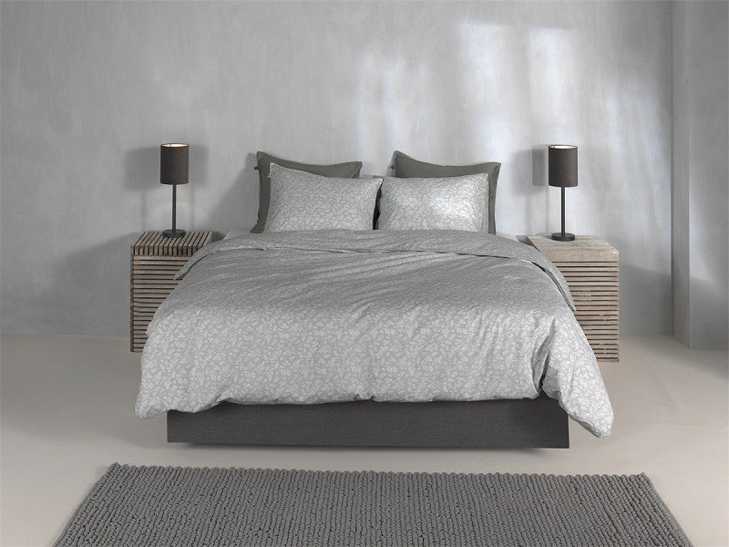 Zo Home dekbedovertrek katoen Petali di Lino Dove Grey