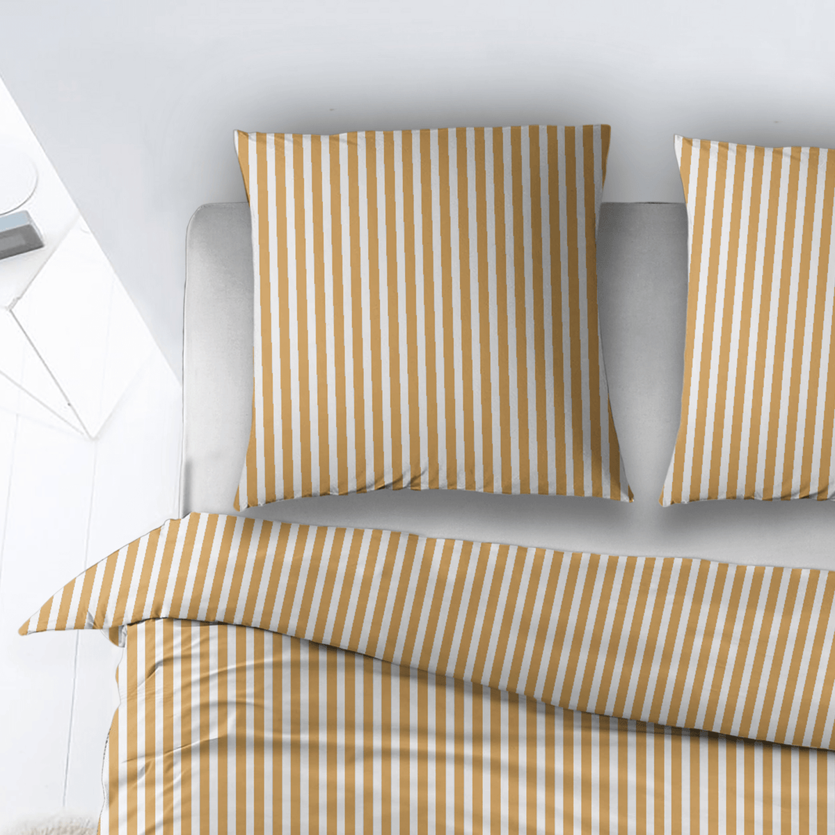 Sleepnight dekbedovertrek flanel Iris geel