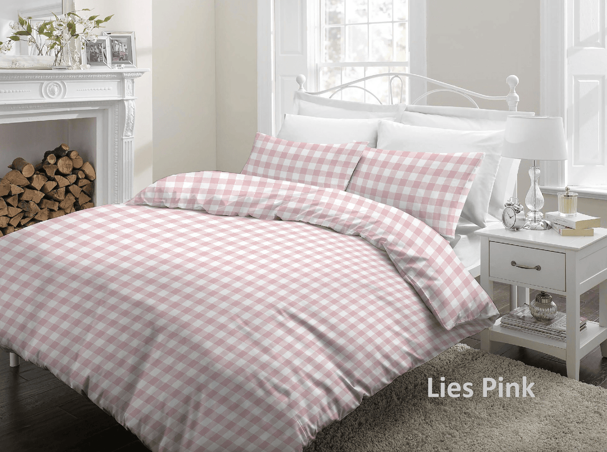 Sleepnight Lakenset flanel Lies roze