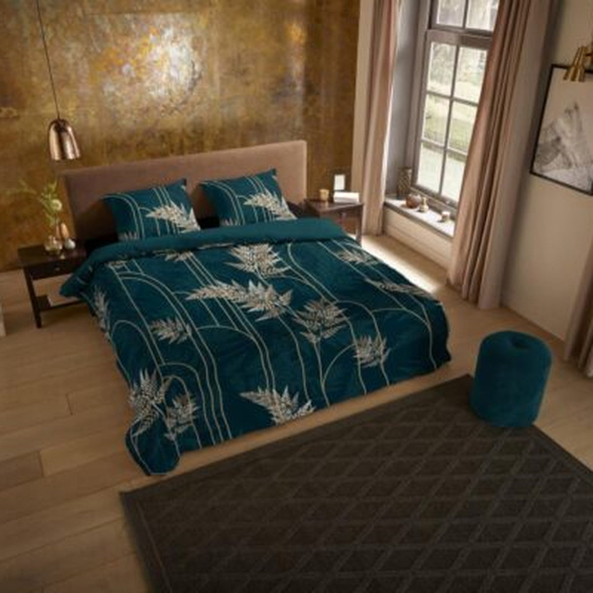 Housse de Couette Pure Microfibre Malak - Vert