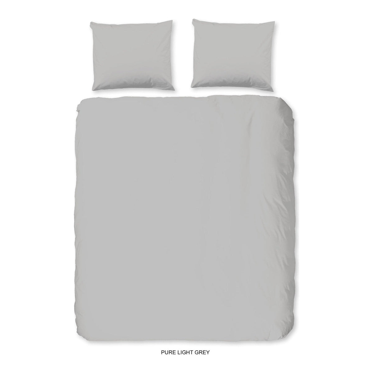 Pure dekbedovertrek Microfiber uni, Light Grey