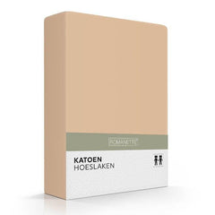Romanette Hoeslaken Basic Katoen Camel