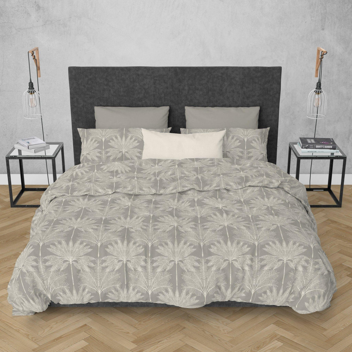 Satin d'Or dekbedovertrek satijn Palmyra Khaki