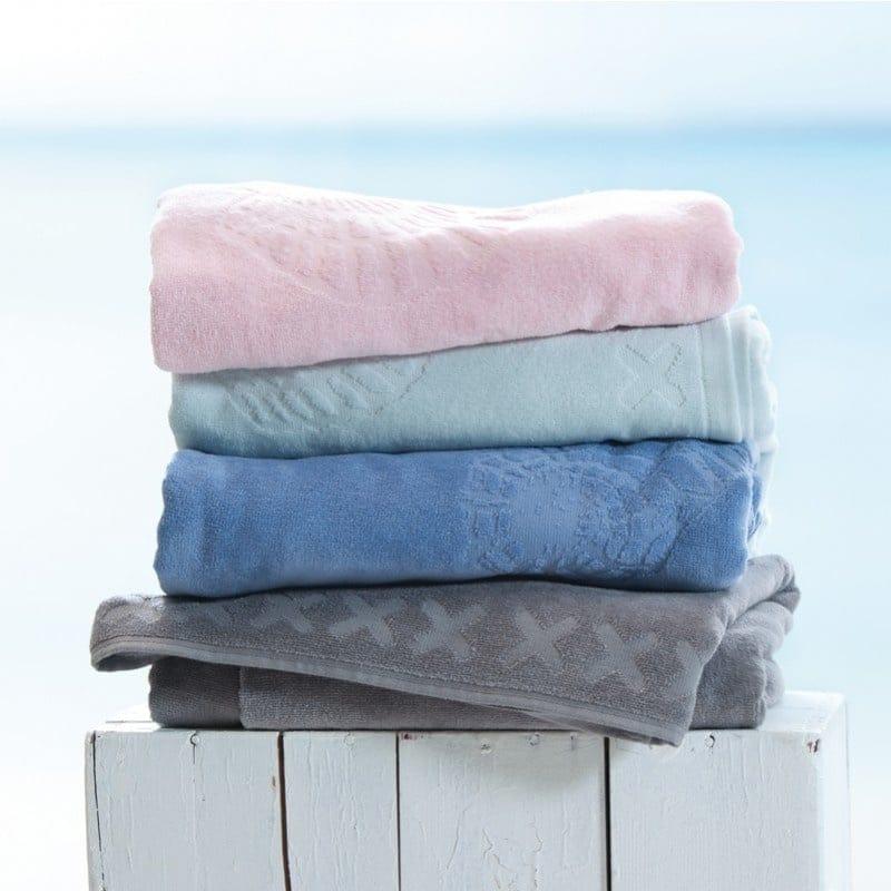 Seahorse Strandlaken Shells Grey