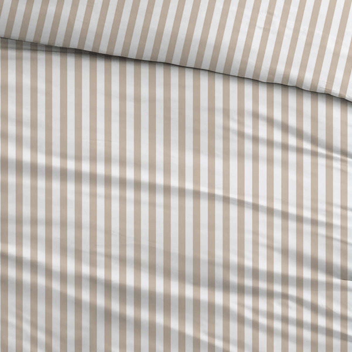 Sleepnight dekbedovertrek flanel Iris beige