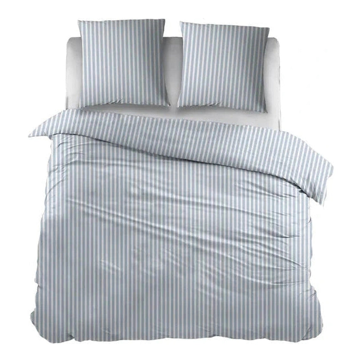 Sleepnight dekbedovertrek flanel Iris blauw