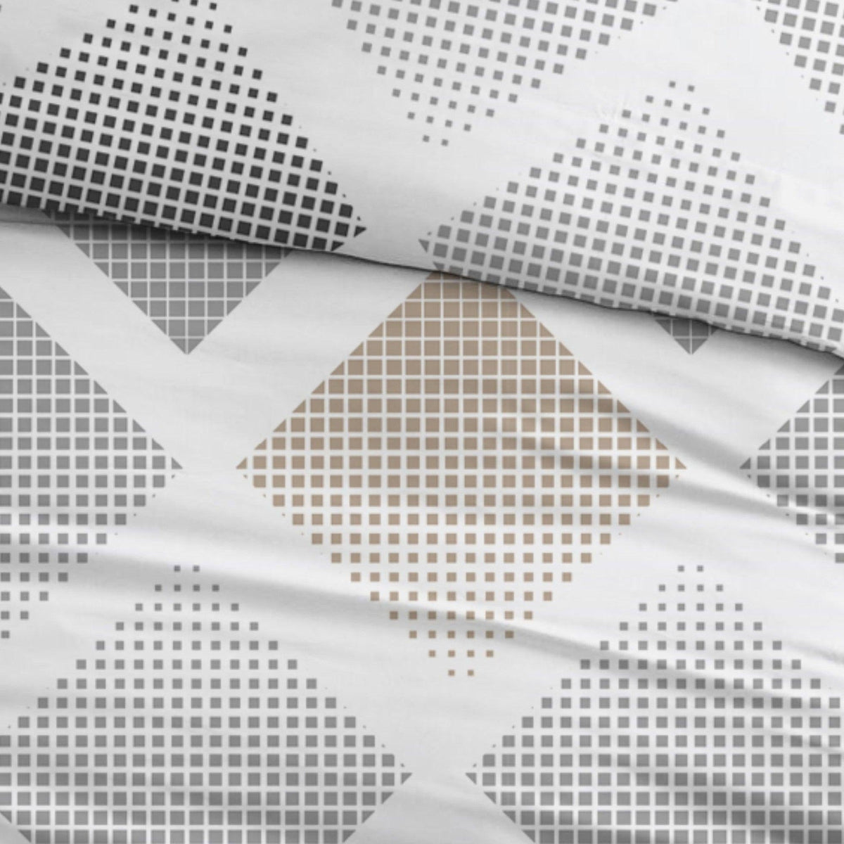 Sleepnight Lakenset flanel Fieke grijs beige