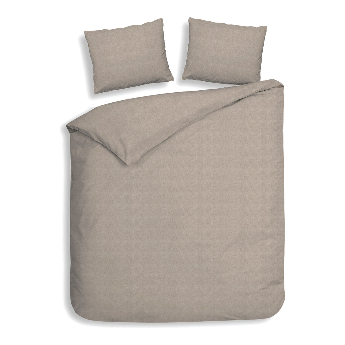 Heckettlane Dekbedovertrek Satijn Nairobi Taupe Grey