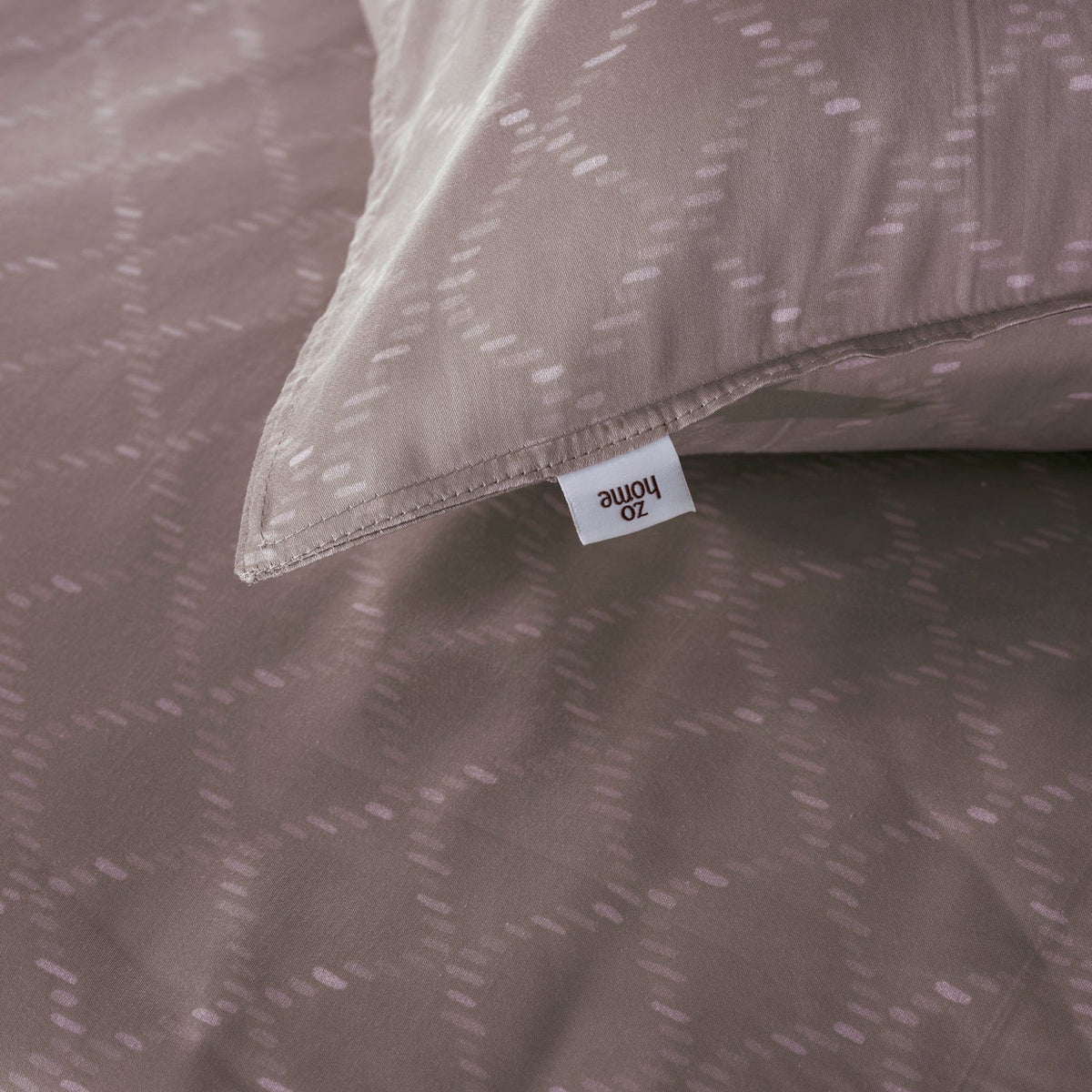 Zo Home dekbedovertrek Linea di Satinado Purple Dove katoen-satijn