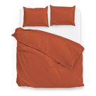 Zo Home dekbedovertrek satijn Satinado Copper Orange