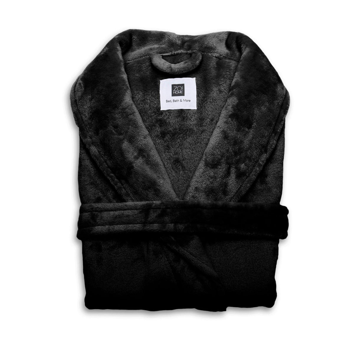Zo Home Badjas Cara Deep-Black polyester
