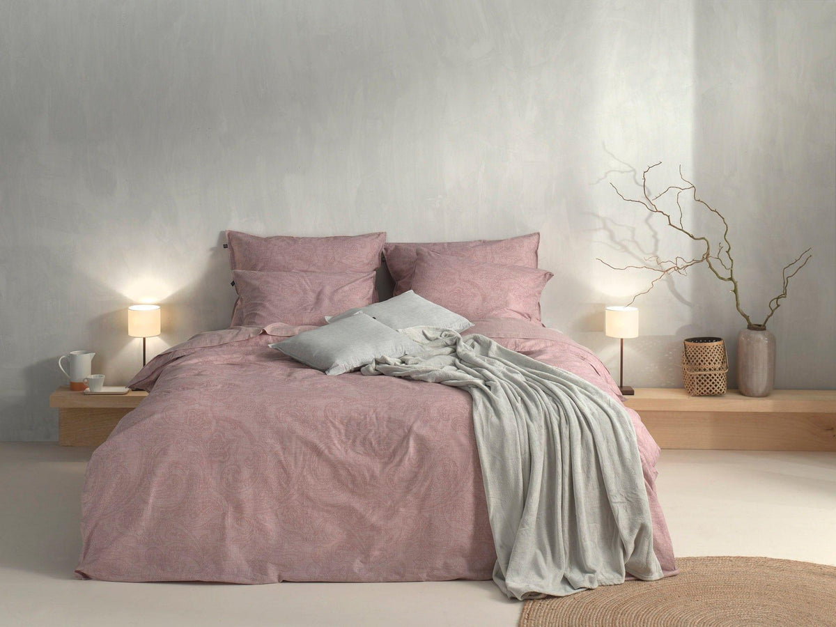 Zo Home dekbedovertrek katoen Paisley di Lino Shell Nude