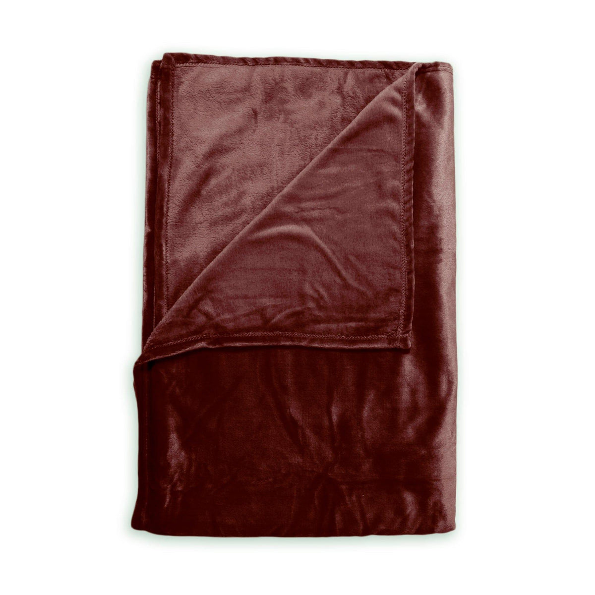 Zo Home plaid Cara Mahogany-Red polyester