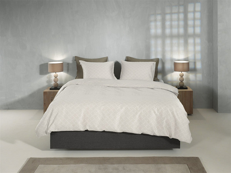 Zo Home dekbedovertrek satijn Linea di Satinado Off-White